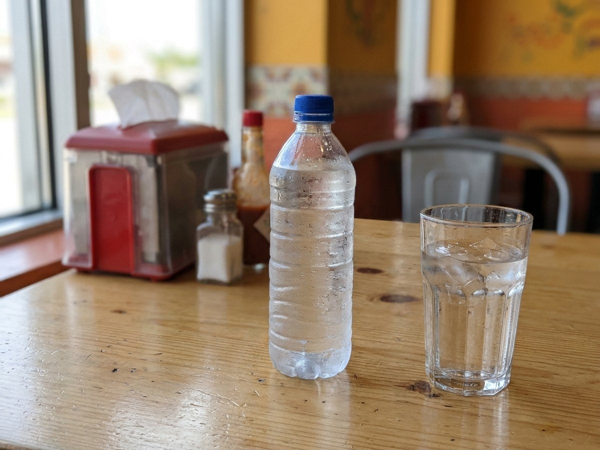 Agua pura botella