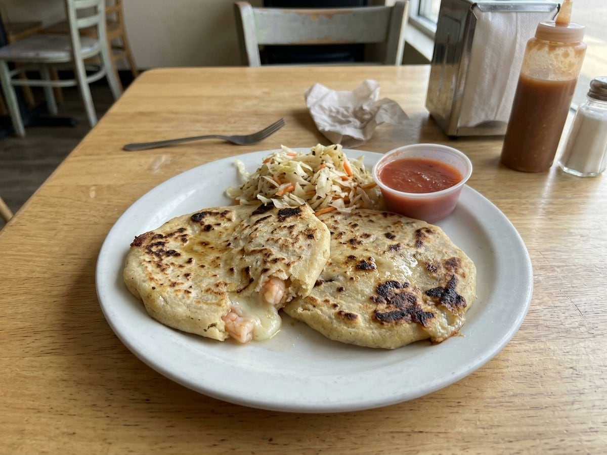 Camarón con queso