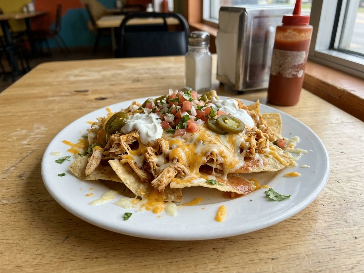 Nachos de pollo