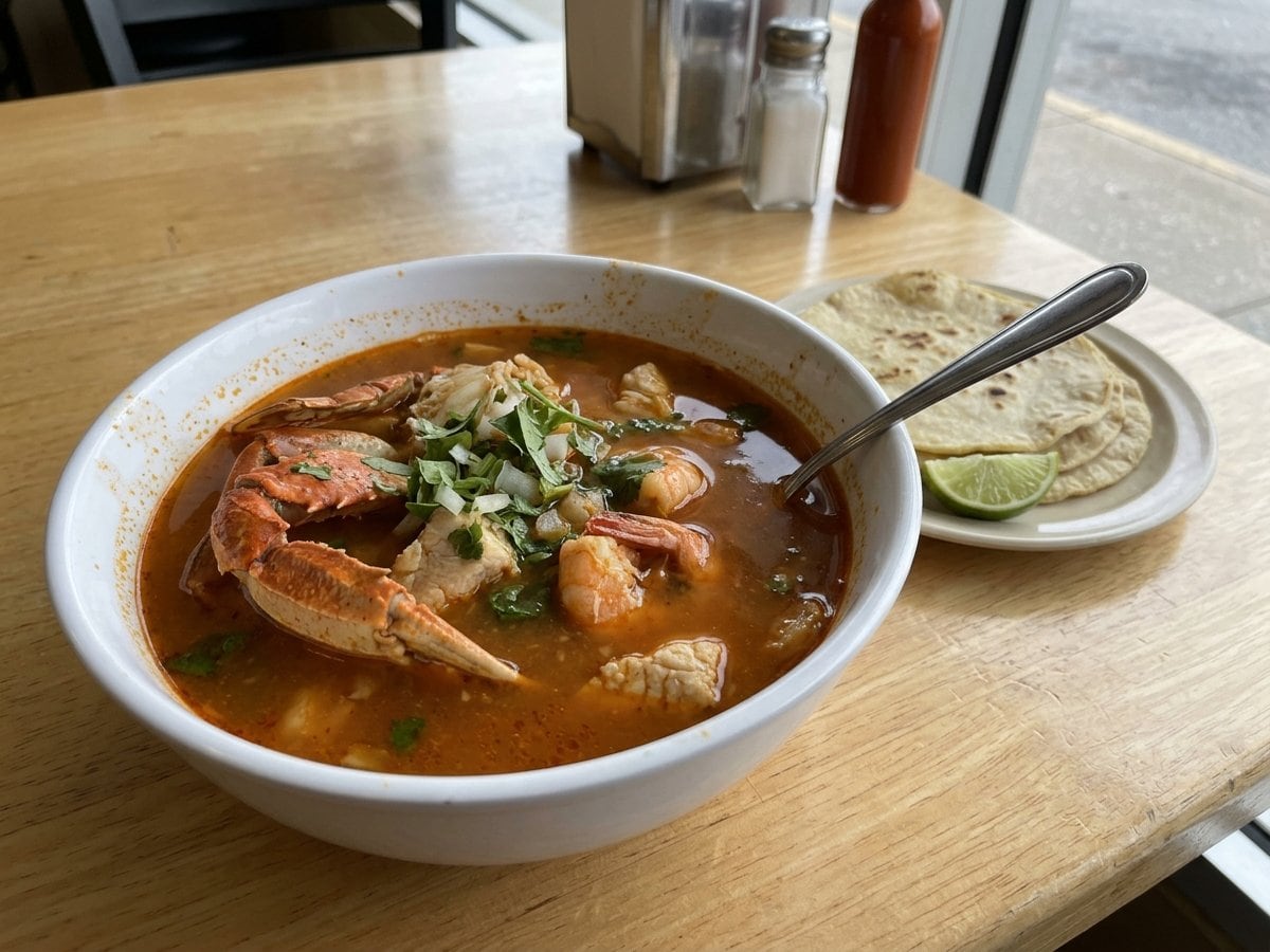 Sopa de mariscos