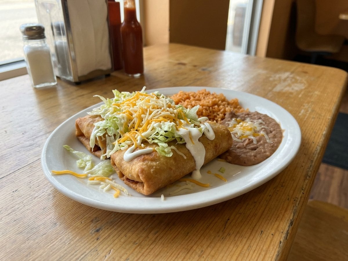 Chimichangas de carne