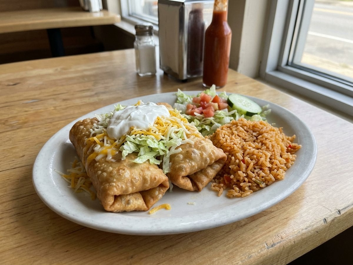 Chimichangas de pollo